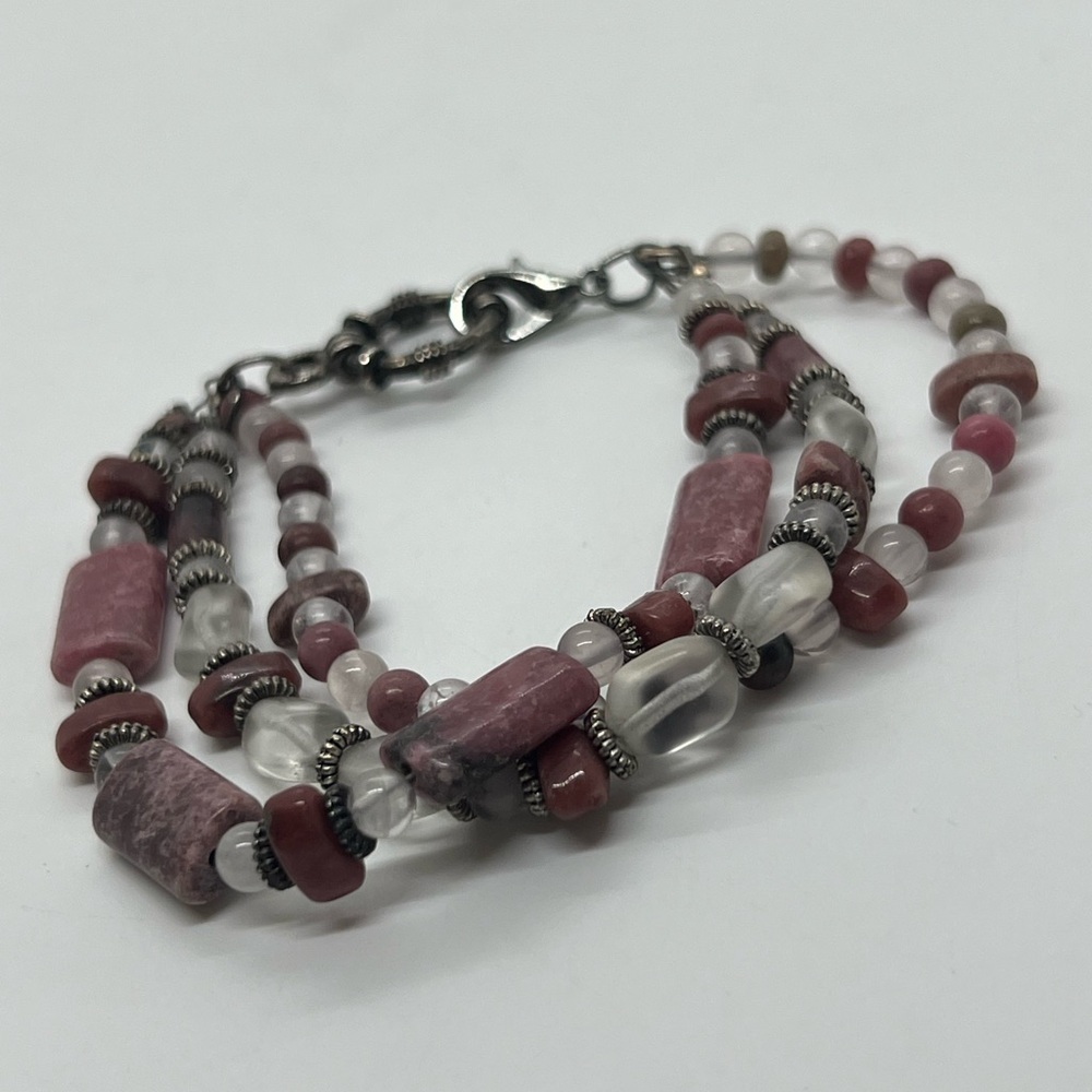 Triple Layered Beaded Bracelet - image 3